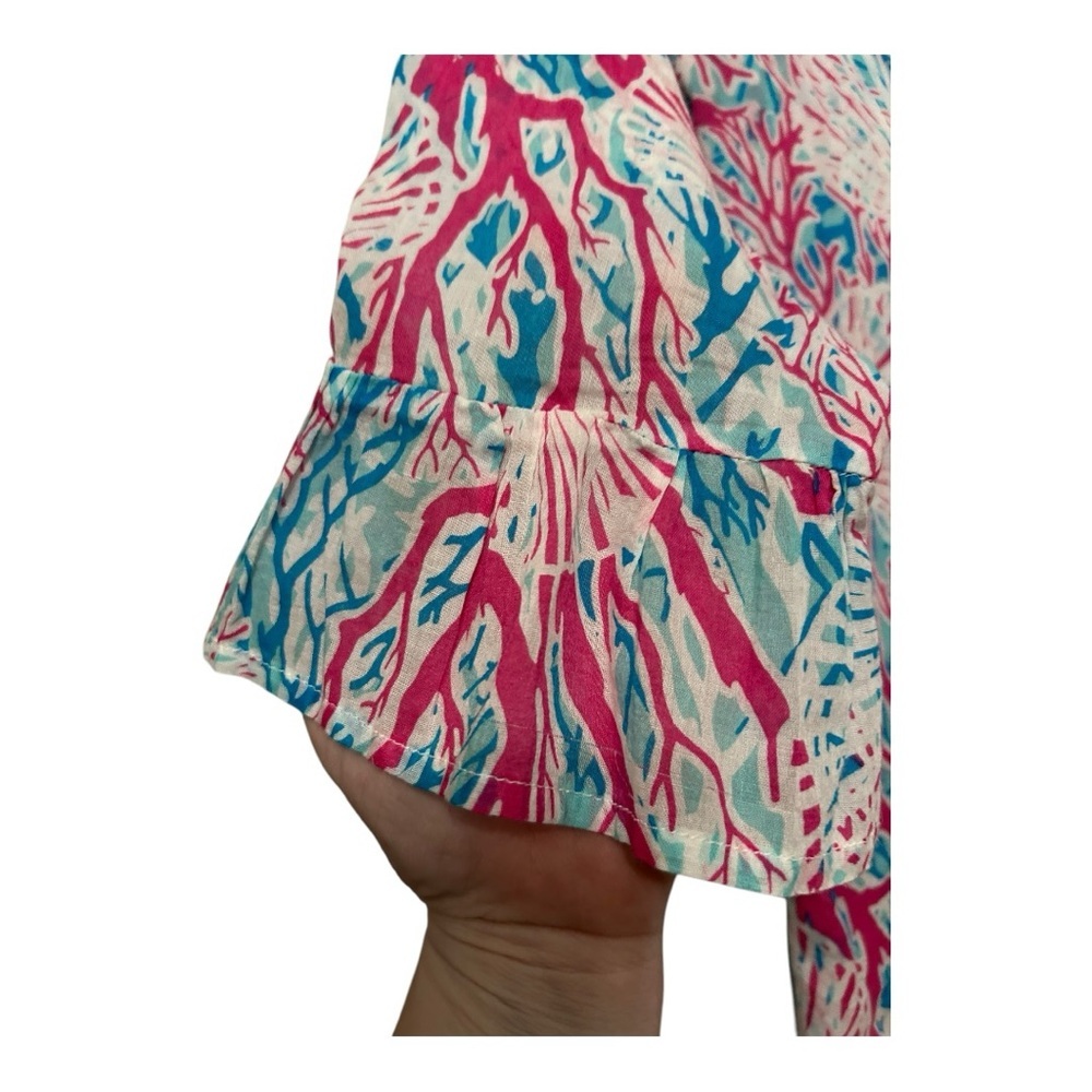 Casey Key Pink and Blue Tunic Top - Picture 4 of 5
